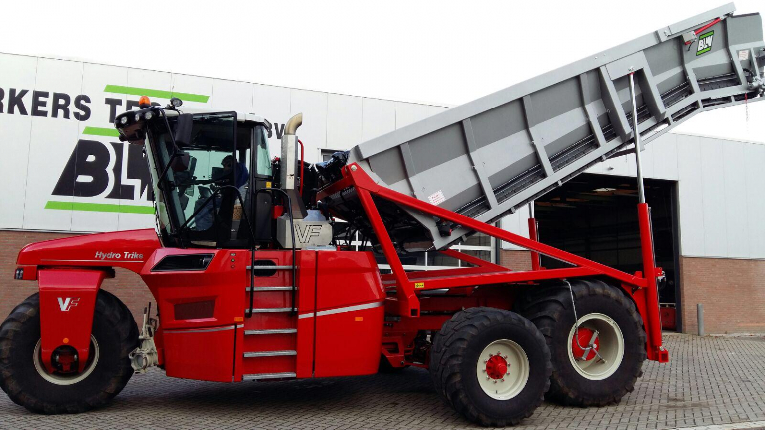 Berkers bietenafvoerbak voor Vervaet Hydro Trike XL