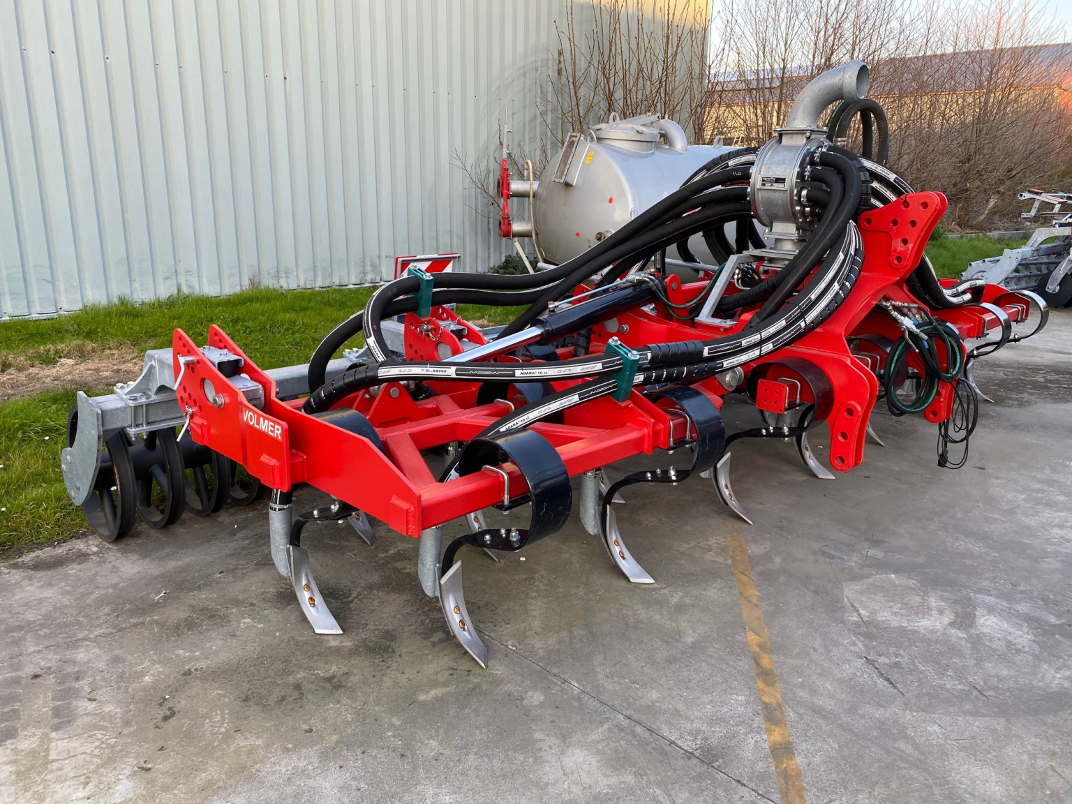Volmer 6 meter bouwlandbemester met u ring rol