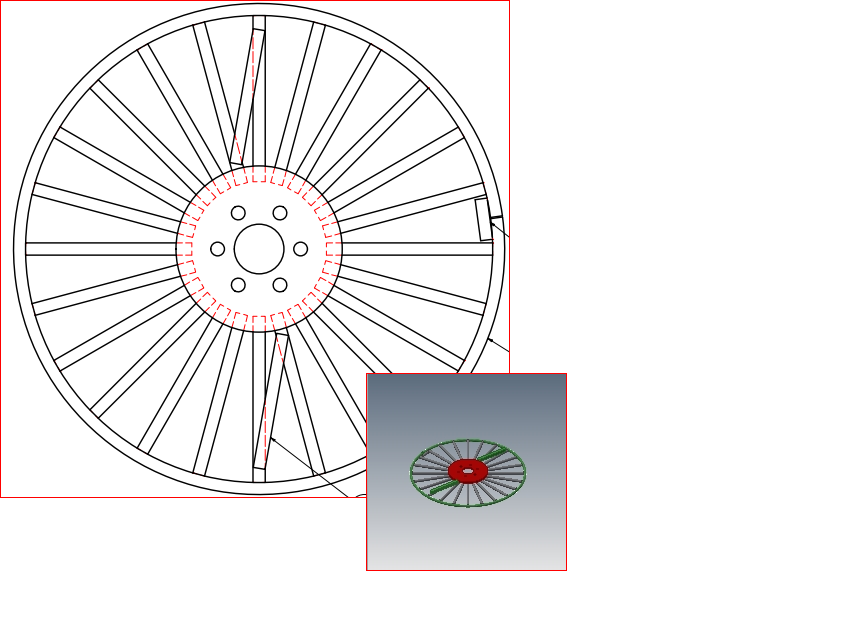 Zon 650 / 24 tanden