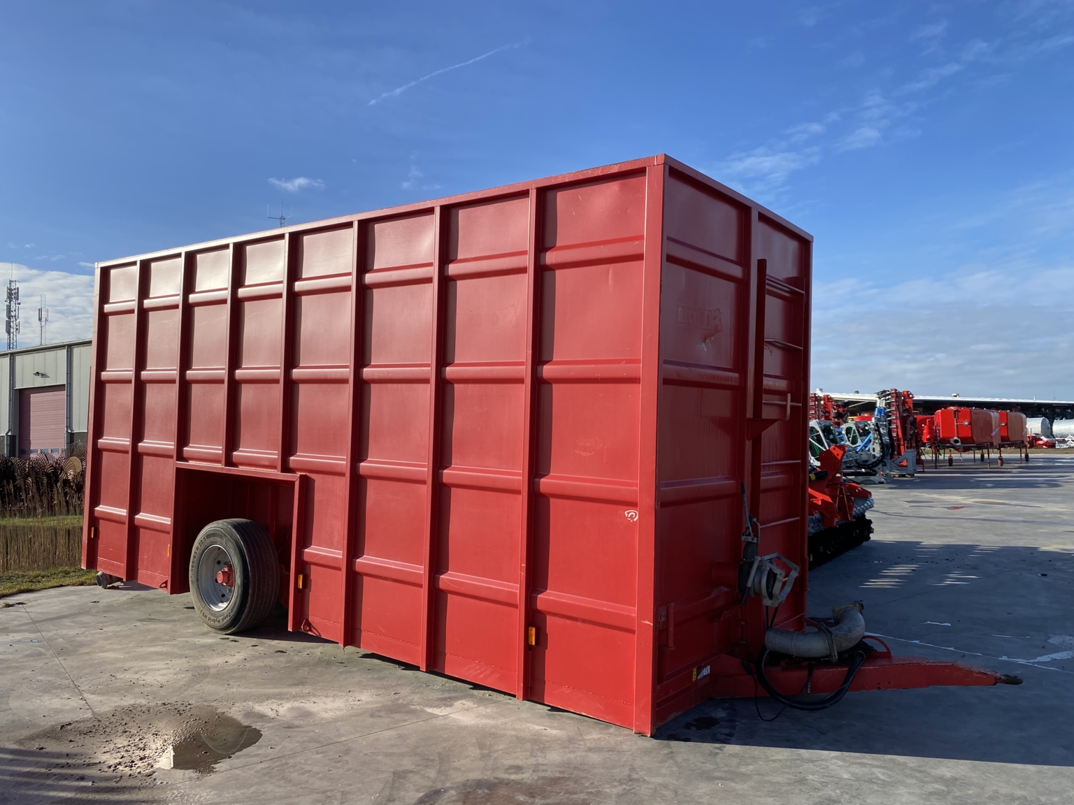 Record 50m3 mestcontainer