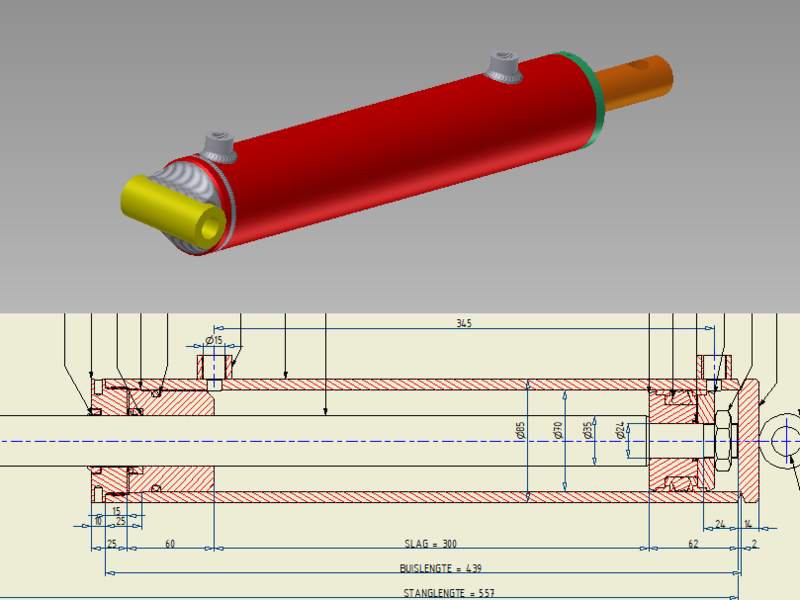 Cilinder 35-70-300