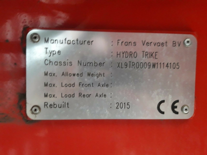 Vervaet Hydro Trike 14m³