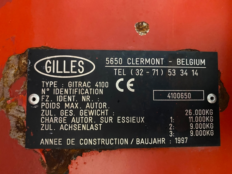 Gillis RB410 afvoerwagen