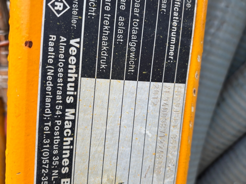 Veenhuis Euroject 3500 8.4