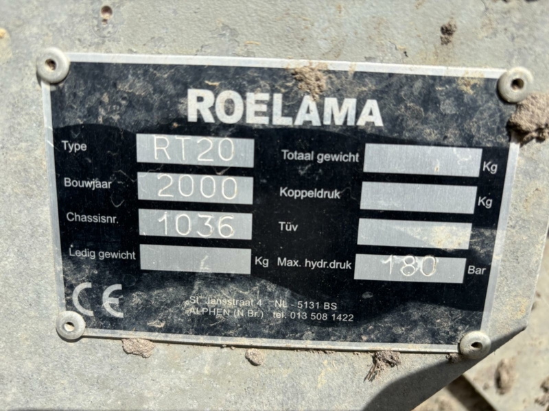 Roelama 20m³ tandemtank