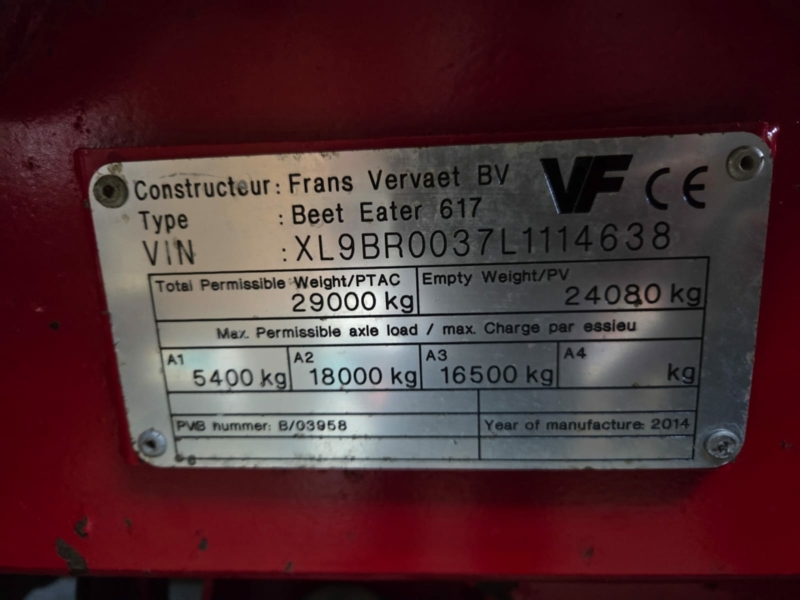 Vervaet BE617