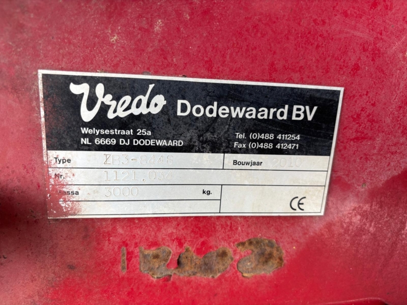 Vredo 840 dubbele schijf graslandbemester